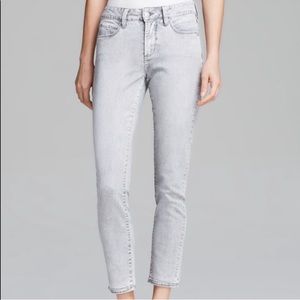 NWT NEW NYDJ Not Your Daughters Jeans Kimora Ankle Alloy Gray Denim Women’s NWT